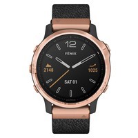 Спортивные часы Garmin Fenix 6S Rose Gold-tone with Heathered Black Nylon Band 010-02159-37