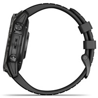 Смарт-часы Garmin Fenix 7 Pro Sapphire Solar Edition Carbon Grey DLC Titanium with Black Band 010-02777-11