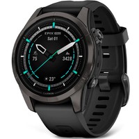 Смарт-часы Garmin Epix Pro Gen 2 Sapphire Edition 42 мм Carbon Grey DLC Titanium with Black Band 010-02802-15