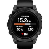 Смарт-часы Garmin Epix Pro Gen 2 Standard Edition Carbon Grey DLC Titanium with Black Band 010-02803-01