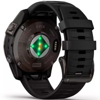 Смарт-часы Garmin Epix Pro Gen 2 Sapphire Edition 47 мм Carbon Gray DLC Titanium with Black Band 010-02803-11