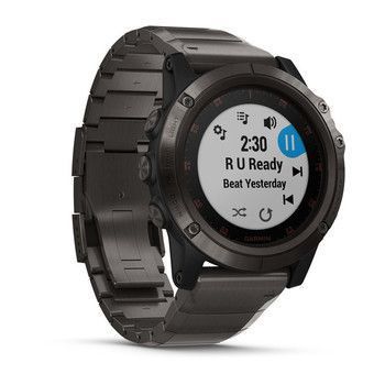 Спортивные часы Garmin Fenix 5x Plus Sapphire Carbon Grey with DLC Titanium Band 010-01989-05 — фото 8