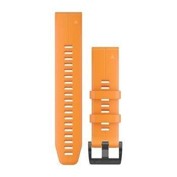 Ремешок Garmin Fenix 5 Plus 22mm QuickFit Spark Orange Silicone 010-12740-04 — фото 1