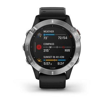 Спортивные часы Garmin Fenix 6 Silver with Black Band 010-02158-00 — фото 6