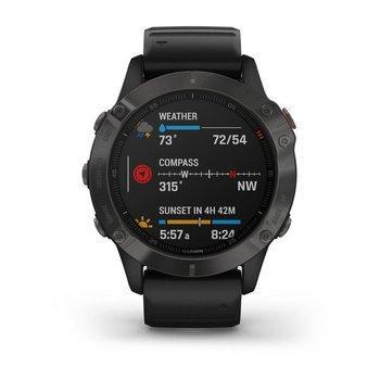 Спортивные часы Garmin Fenix 6 Sapphire Gray with Black Band 010-02158-11 — фото 9