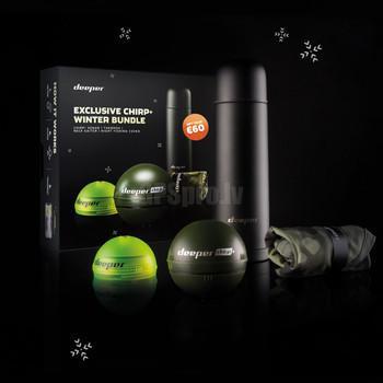 Эхолот Deeper CHIRP+ Winter Bundle(крышка, термос, бафф) — фото 3