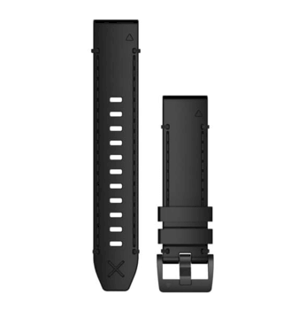 Кожаный ремешок Garmin MARQ QuickFit 22 мм черный 010-12738-19 — фото 1