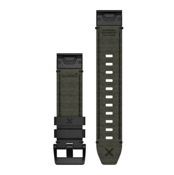 Кожаный ремешок Garmin MARQ QuickFit 22 мм черный 010-12738-19 — фото 2