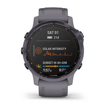 Спортивные часы Garmin Fenix 6S Pro Solar Amethyst Shale Band 010-02409-15 — фото 4
