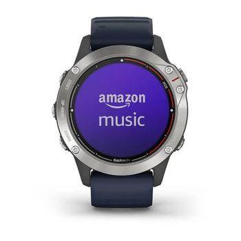 Морские часы для спорта Garmin Quatix 6 Gray with Captain Blue Band 010-02158-91 — фото 5