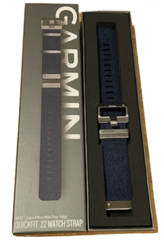 Нейлоновый ремешок Garmin MARQ QuickFit 22 мм синий 010-12738-02 — фото 3