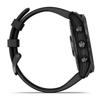 Спортивные часы Garmin Fenix 7X Solar Slate grey с черным ремешком 010-02541-01 — фото 9