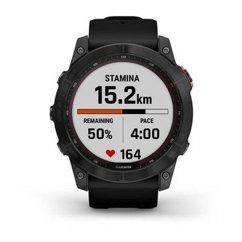 Спортивные часы Garmin Fenix 7X Solar Slate grey с черным ремешком 010-02541-01 — фото 6