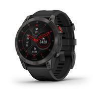 Спортивные часы Garmin Epix Gen 2 Sapphire Black Titanium с силиконовым ремешком 010-02582-11