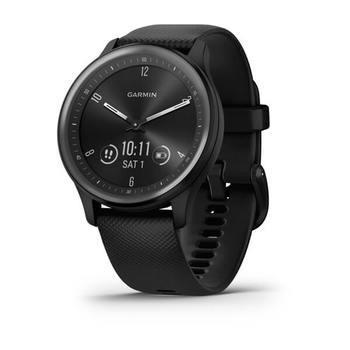 Фитнес часы Garmin vivomove Sport Black Case с силиконовым ремешком 010-02566-00