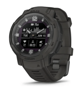 Часы-навигатор Garmin Instinct Crossover Solar графитовые 010-02730-01
