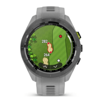 Спортивные часы Garmin Approach S70 (42 мм) Black Ceramic Bezel с серым ремешком 010-02746-11 — фото 2