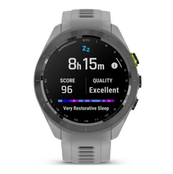Спортивные часы Garmin Approach S70 (42 мм) Black Ceramic Bezel с серым ремешком 010-02746-11 — фото 6