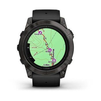 Спортивные часы Garmin Epix Pro Gen 2 Sapphire Edition (51мм) Carbon Gray DLC Titanium с силиконовым черным ремешком 010-02804-01  — фото 9