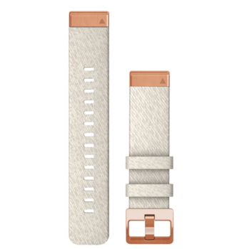 Нейлоновый ремешок Garmin QuickFit 20 мм Cream Heathered Nylon Band 010-13102-09