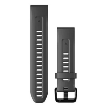 Сменный ремешок Garmin QuickFit 20 мм Graphite силиконовый 010-13102-01