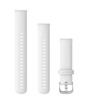 Ремешок силиконовый  Garmin Quick Release 18 мм White Silver 010-12932-0B