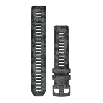 Ремешок силиконовый Garmin Instinct 22 мм Graphite Camo 010-13105-04