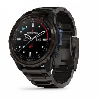 Спортивные часы Garmin Descent Mk3i (51мм) Carbon Gray DLC Titanium c титановым браслетом 010-02752-14