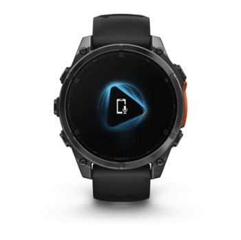 Спортивные часы Garmin Fenix 8 Amoled 51мм Slate Gray с черным силиконовым ремешком 010-02905-00 — фото 8