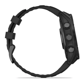 Спортивные часы Garmin Fenix 8 Amoled 51мм Slate Gray с черным силиконовым ремешком 010-02905-00 — фото 7