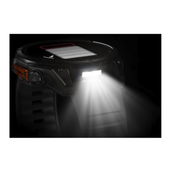 Спортивные часы Garmin Fenix 8 Amoled 51мм Slate Gray с черным силиконовым ремешком 010-02905-00 — фото 4