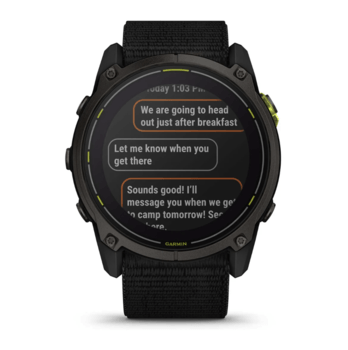 Спортивные часы Garmin Enduro 3 с черным нейлоновым ремешком 010-02751-01 — фото 2
