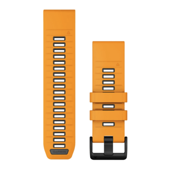 Ремешок Garmin fenix 8 QuickFit 26 мм Orange/Graphite силиконовый 010-13393-01