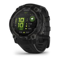 Часы-навигатор Garmin Instinct 3 Amoled 45мм Black с черным силиконовым ремешком 010-02936-00