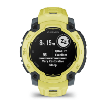 Часы-навигатор Garmin Instinct E Electric Lime 45мм с желтым силиконовым ремешком 010-02933-01 — фото 5