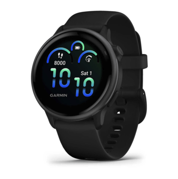 Фитнес часы Garmin Vivoactive 6 Black c силиконовым ремешком 010-02985-00