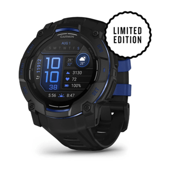 Часы-навигатор Garmin Instinct 3 Amoled 50мм Black Blue 010-03020-03