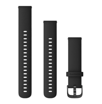 Ремешок силиконовый  Garmin Quick Release 18 мм Black/Gunmetal 010-12932-01