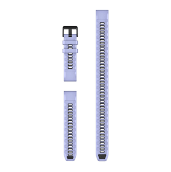 Ремешок Garmin QuickFit 22 мм Blueberry сиреневый силиконовый (комплект из трех частей) 010-14410-01