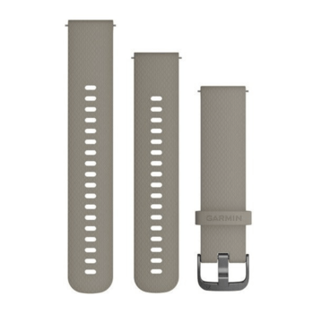 Ремешок для часов Garmin Quick Release 20 мм Sandstone бежевый силиконовый 010-12691-09