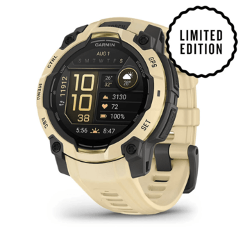 Часы-навигатор Garmin Instinct 3 Amoled 45мм Citrine бежевый 010-02936-02