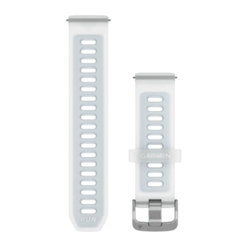 Ремешок силиконовый Garmin Quick Release Bands 20 мм прозранчый белый Whitestone/Cloud Blue без коробки — фото 2