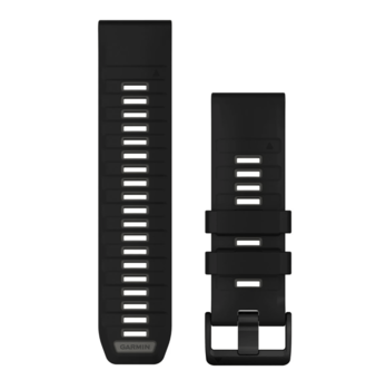 Ремешок Garmin fenix 8 QuickFit 26 мм Black/Pebble Gray силиконовый без коробки 