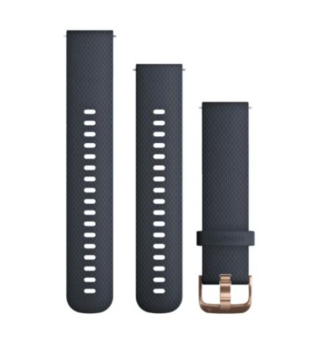 Ремешок для часов Venu Garmin Quick Release 20 мм Granite Blue силиконовый 010-12561-11 — фото 2