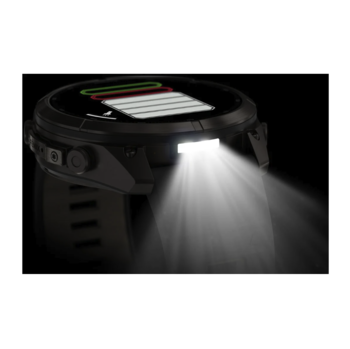 Спортивные часы Garmin Fenix 9 Pro Amoled 51мм Carbon Gray DLC Titanium с черно-серым силиконовым ремешком 010-04337-16 — фото 6