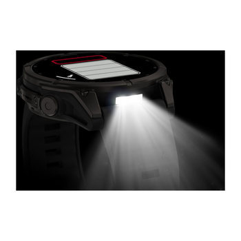 Спортивные часы Garmin Fenix 9 47 мм Carbon Gray DLC с чёрным силиконовым ремешком 010-04762-11 — фото 7
