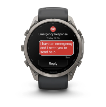 Спортивные часы Garmin Fenix 9 Pro Amoled 51мм Titanium с серым силиконовым ремешком 010-04337-21 — фото 7