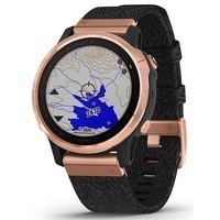Спортивные часы Garmin Fenix 6S Rose Gold-tone with Heathered Black Nylon Band 010-02159-37