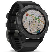 Спортивные часы Garmin Fenix 6 Carbon Gray DLC with Black Band 010-02158-11