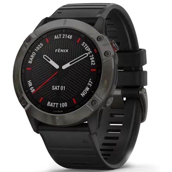 Спортивные часы Garmin Fenix 6X Carbon Gray DLC with Black Band 010-02157-11 video